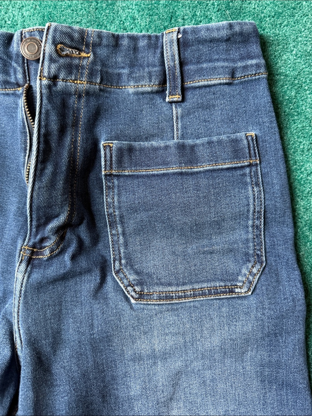 LC Lauren Conrad women wide leg Denim Jeans in Blue - Picture 3 of 4